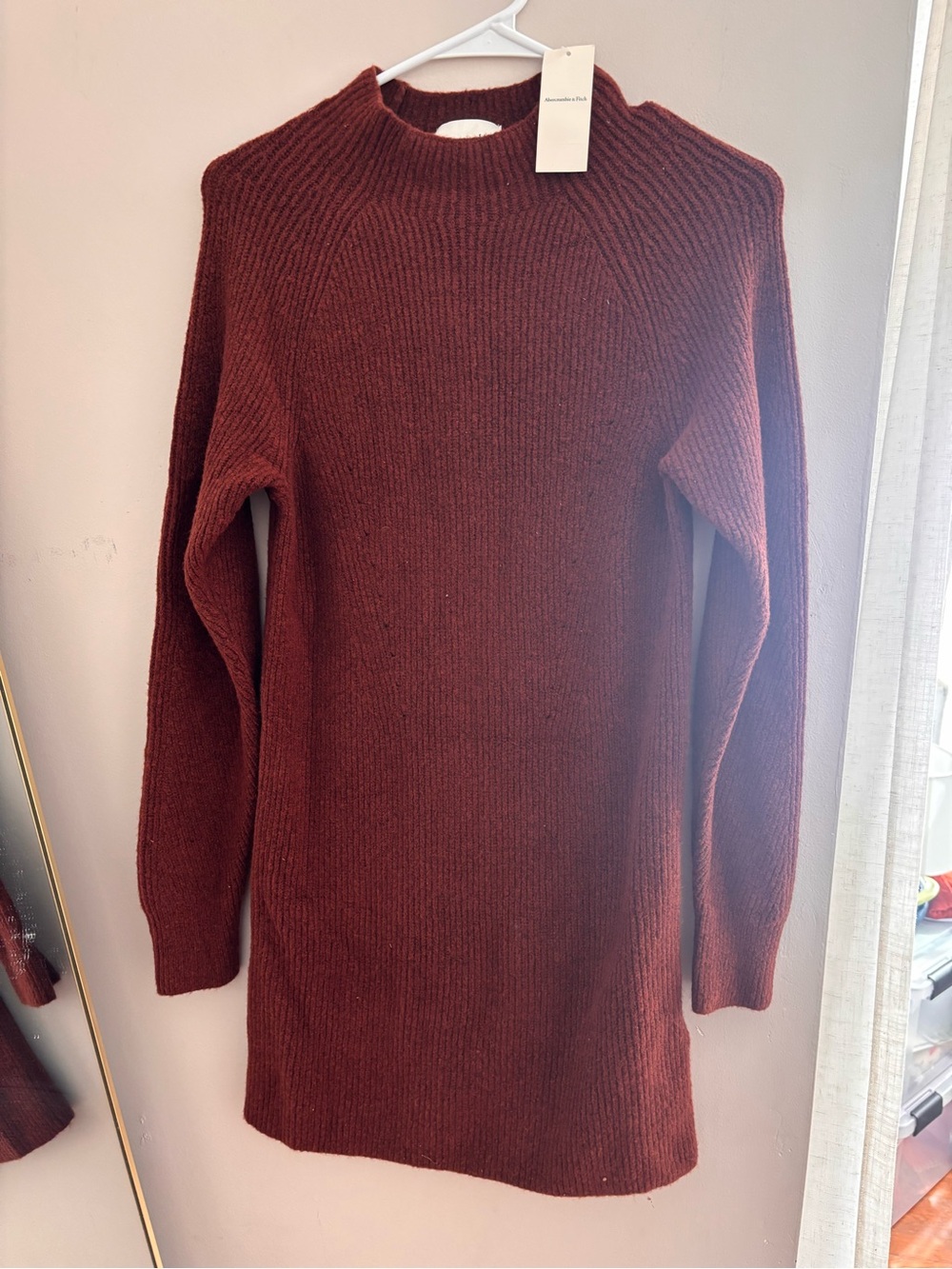 NWT | Abercrombie rust colored sweater dress